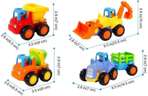 GoStock Friction Powered Cars Push and Go Toys - Image 3