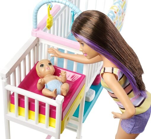 Barbie Nursery Playset with Skipper Babysitters - Image 5
